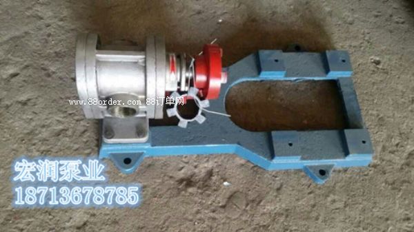 瀝青設(shè)備增壓泵-宏潤牌2CY-12/2.5型不銹鋼齒輪泵