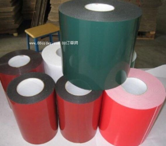 綠膜白色PE泡棉膠帶 綠色泡棉膠帶