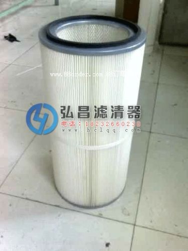 進氣口方形卡盤木漿紙除塵濾筒