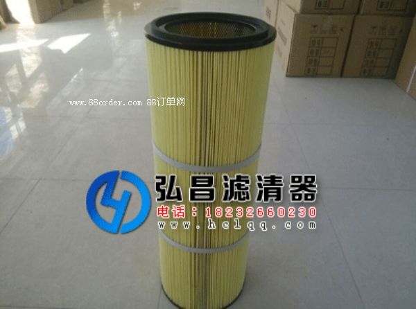 黑色黃色覆膜特殊處理除塵濾芯