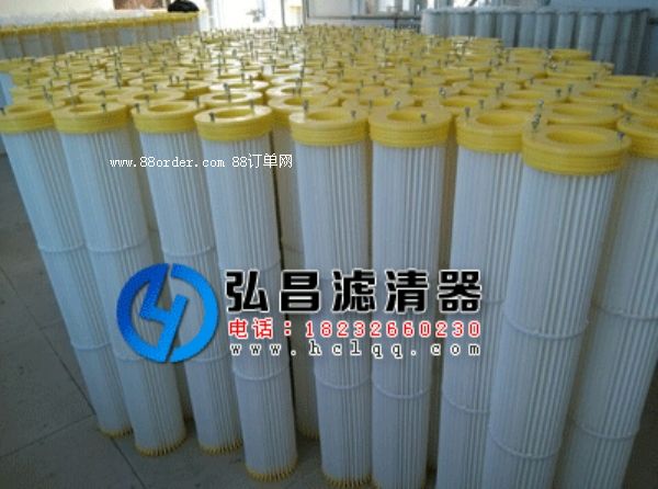 濾筒式混凝土攪拌站倉頂除塵濾芯