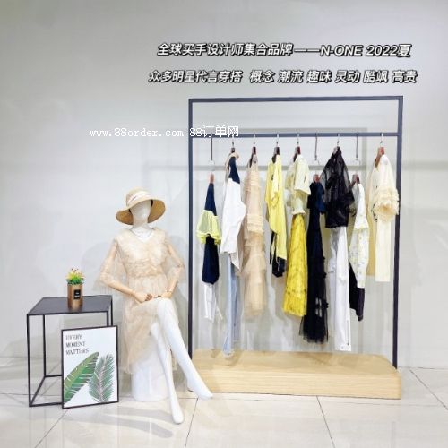 電商直播女裝尾貨批發(fā)基地直播間漲粉尾貨女裝N-ONE夏手工