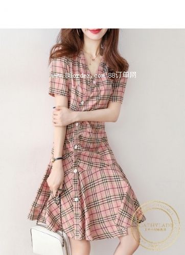 漢派女裝折扣品牌欣炫夏裝大碼連衣裙真絲桑蠶絲面料庫存