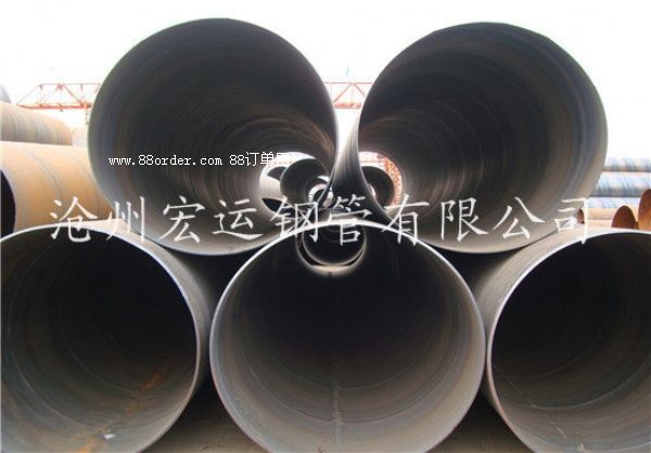 滄州螺旋鋼管廠供應(yīng)水凈化用Q235B螺旋鋼管