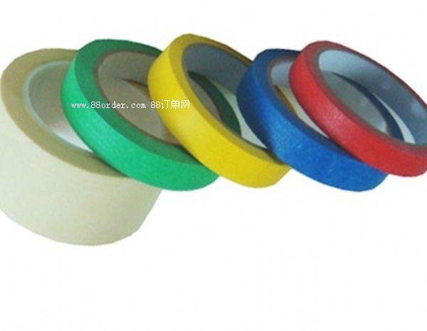 彩色美紋紙 桔紅色美紋膠帶