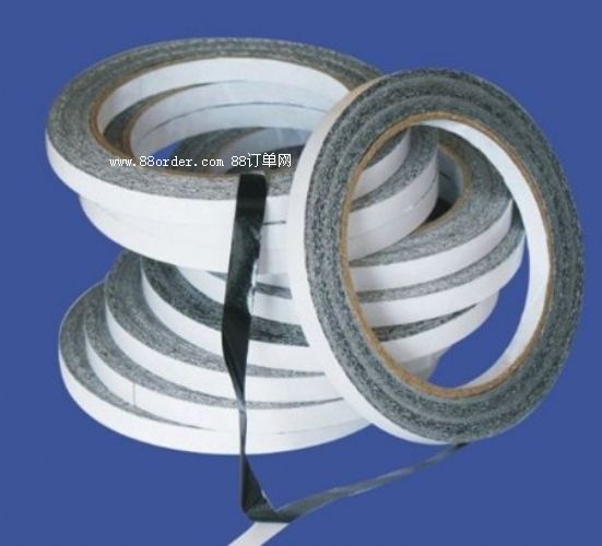 綿紙黑色雙面膠 黑色雙面膠帶