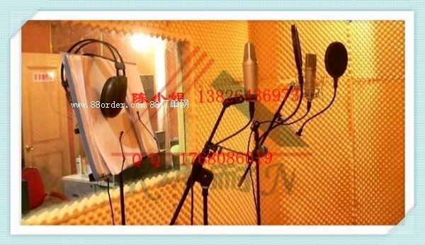 商洛市影音室 電影院消音降噪材料 吊頂吸音波浪棉