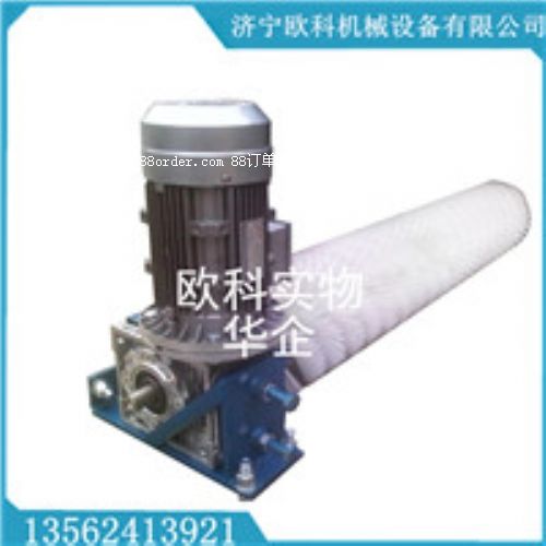 滾刷皮帶機清掃器尼龍滾刷電動旋轉式清掃器
