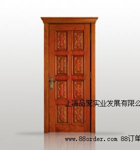品聚樓梯 原木門(mén) 上海全實(shí)木門(mén) 家用實(shí)木門(mén) PJ-02B