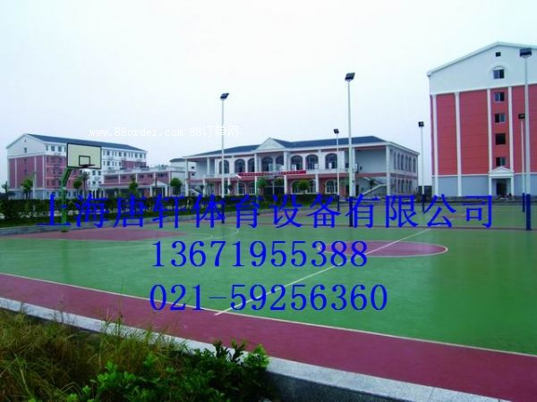 泰州塑膠籃球場怎么做