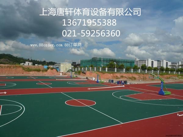 杭州硅PU籃球場施工材料