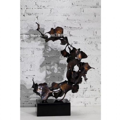 做舊古銅雕塑桌面擺件工藝品 搖曳之二