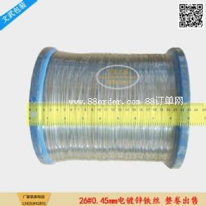 鋼筋扎絲批發(fā)電鍍鋅鐵絲普通鐵絲26#0.43mm到0.46m