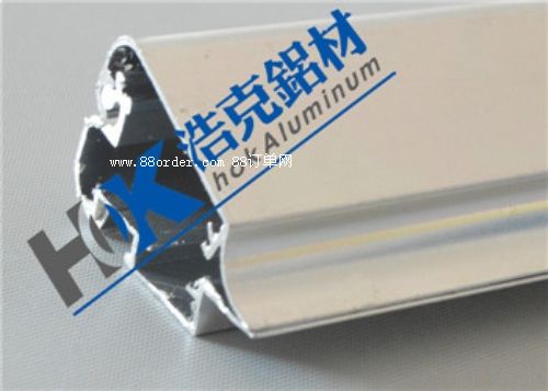 4.0cm亮銀色開(kāi)啟式鋁合金型材/廣告型材