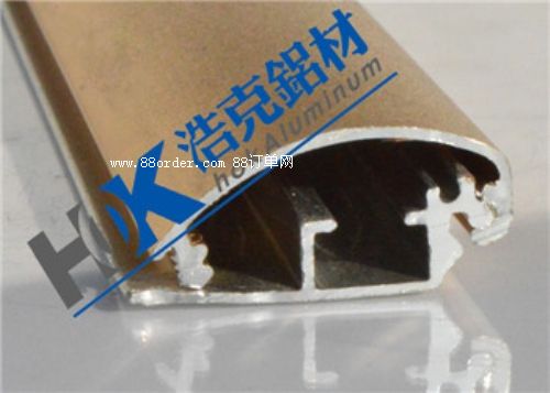 2.5cm金色開(kāi)啟式鋁合金型材/廣告型材批發(fā)