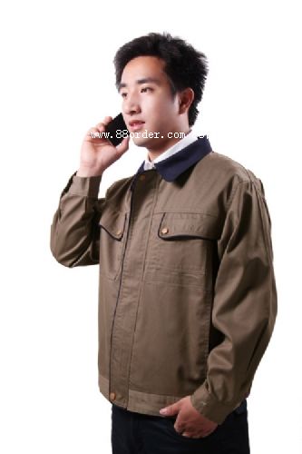 沃克迪威1017款單層立領(lǐng)夾克工作服工作服男士長袖套裝