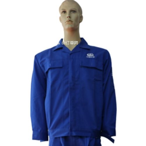 中鐵股份秋季藍(lán)色工作服 春秋長袖工作服 工作服廠家