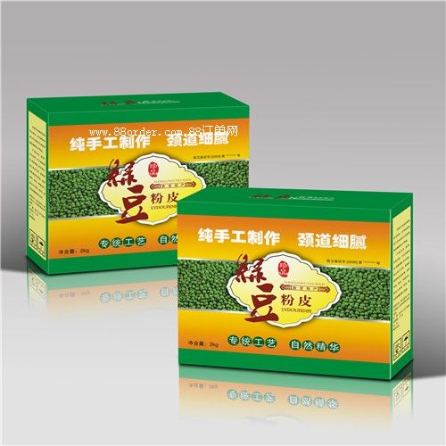 綠豆粉瓦楞紙包裝盒包裝箱 免費(fèi)設(shè)計(jì) 專業(yè)印刷