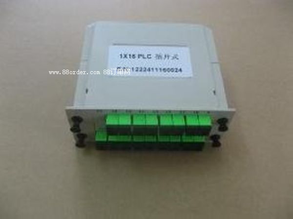 PLC光分路器 1分4分路器 1分8插片式盒式光分路器