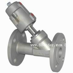 進(jìn)口全不銹鋼法蘭氣動(dòng)角座閥,進(jìn)口法蘭角座閥