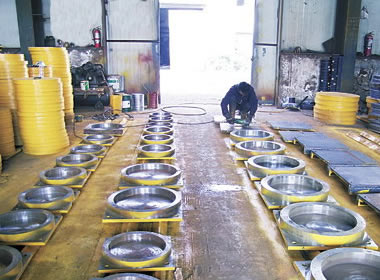 盆式支座鋼座生產(chǎn)車間