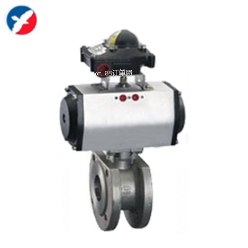 Q671F氣動對夾球閥